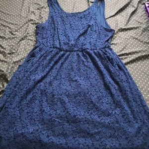 Lace cami dress with pockets